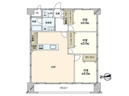 住吉ニューライフ 間取図(平面図)