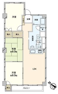 帝塚山中央マンション 間取図(平面図)