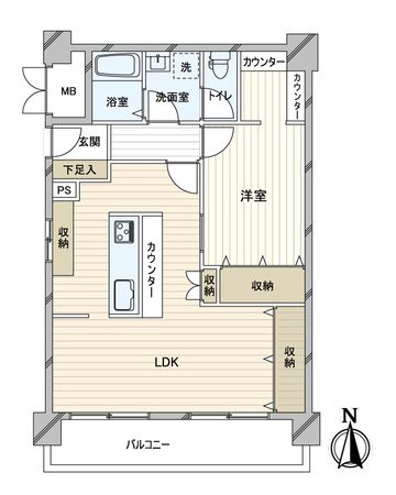 ユアサハイム帝塚山 間取図(平面図) 間取図(平面図)