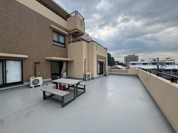 西田辺グリーンマンション バルコニー 西田辺グリーンマンション バルコニー