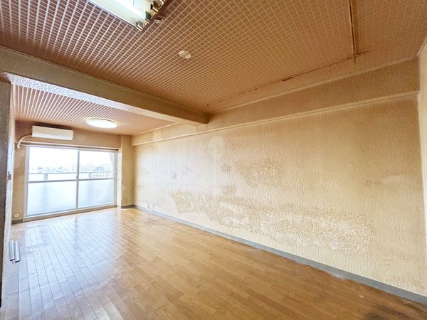 長居公園スカイハイツ リビング