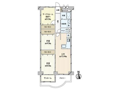 間取図(平面図) 間取図(平面図)