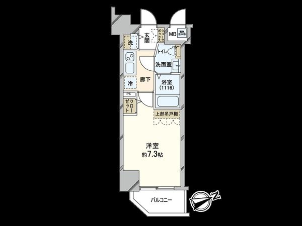 グランパーク大阪WEST 間取図(平面図) グランパーク大阪WEST 間取図(平面図)