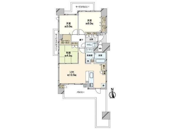プライムスクエア住吉公園 間取図(平面図) プライムスクエア住吉公園 間取図(平面図)