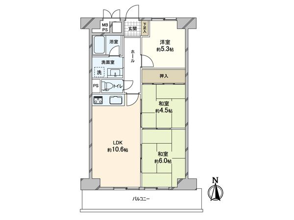 ユニライフ住吉 間取図(平面図) ユニライフ住吉 間取図(平面図)