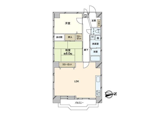 ロイヤルハイツあびこ 間取図(平面図) ロイヤルハイツあびこ 間取図(平面図)