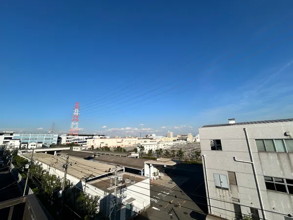 屋上バルコニーからの眺望