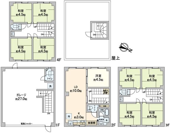 住之江区泉1丁目 間取図(平面図) 間取図(平面図)