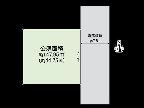 大阪市中央区北浜東土地 区画図 大阪市中央区北浜東土地 区画図