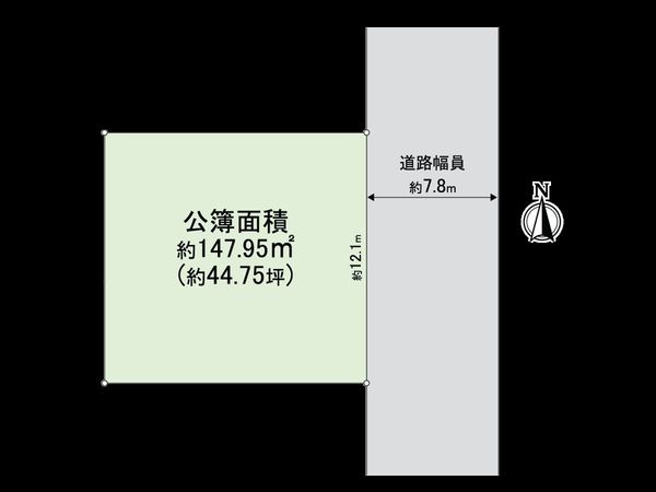 大阪市中央区北浜東土地 区画図