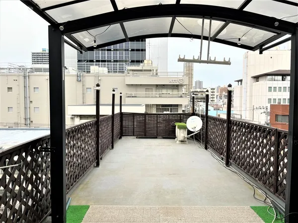 開放的な屋上がございます。