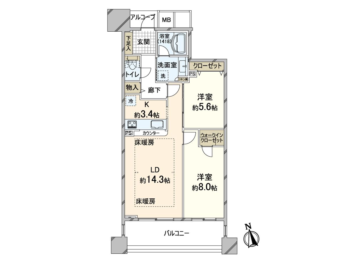 間取図(平面図)