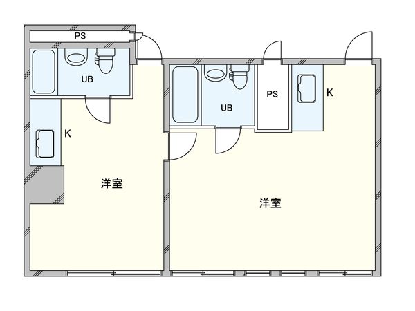 インペリアル船場 間取図(平面図)