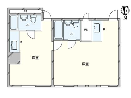 インペリアル船場 間取図(平面図)