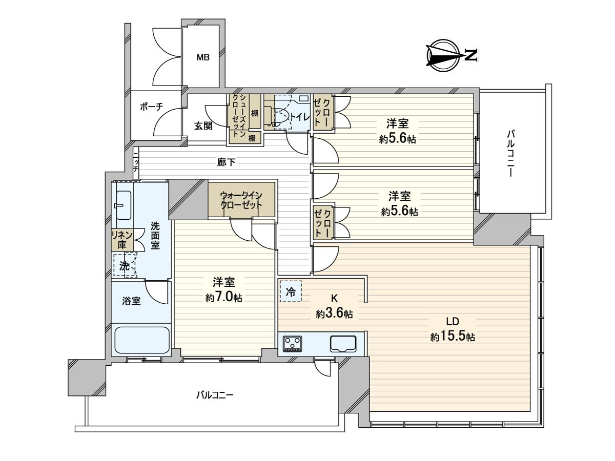 間取図(平面図)