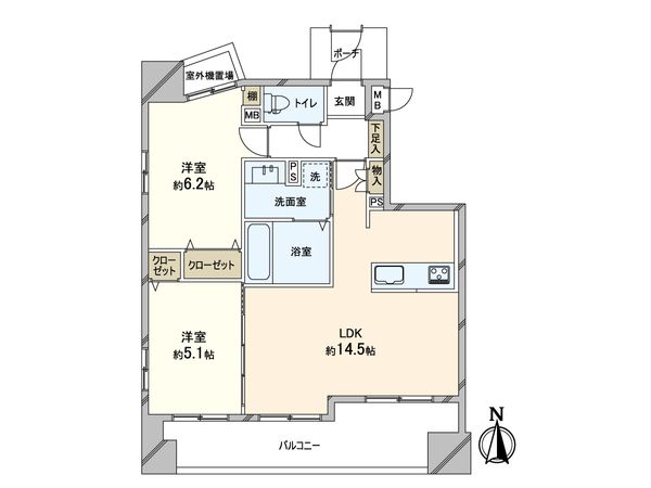 イトーピア大手前 間取図(平面図) イトーピア大手前 間取図(平面図)