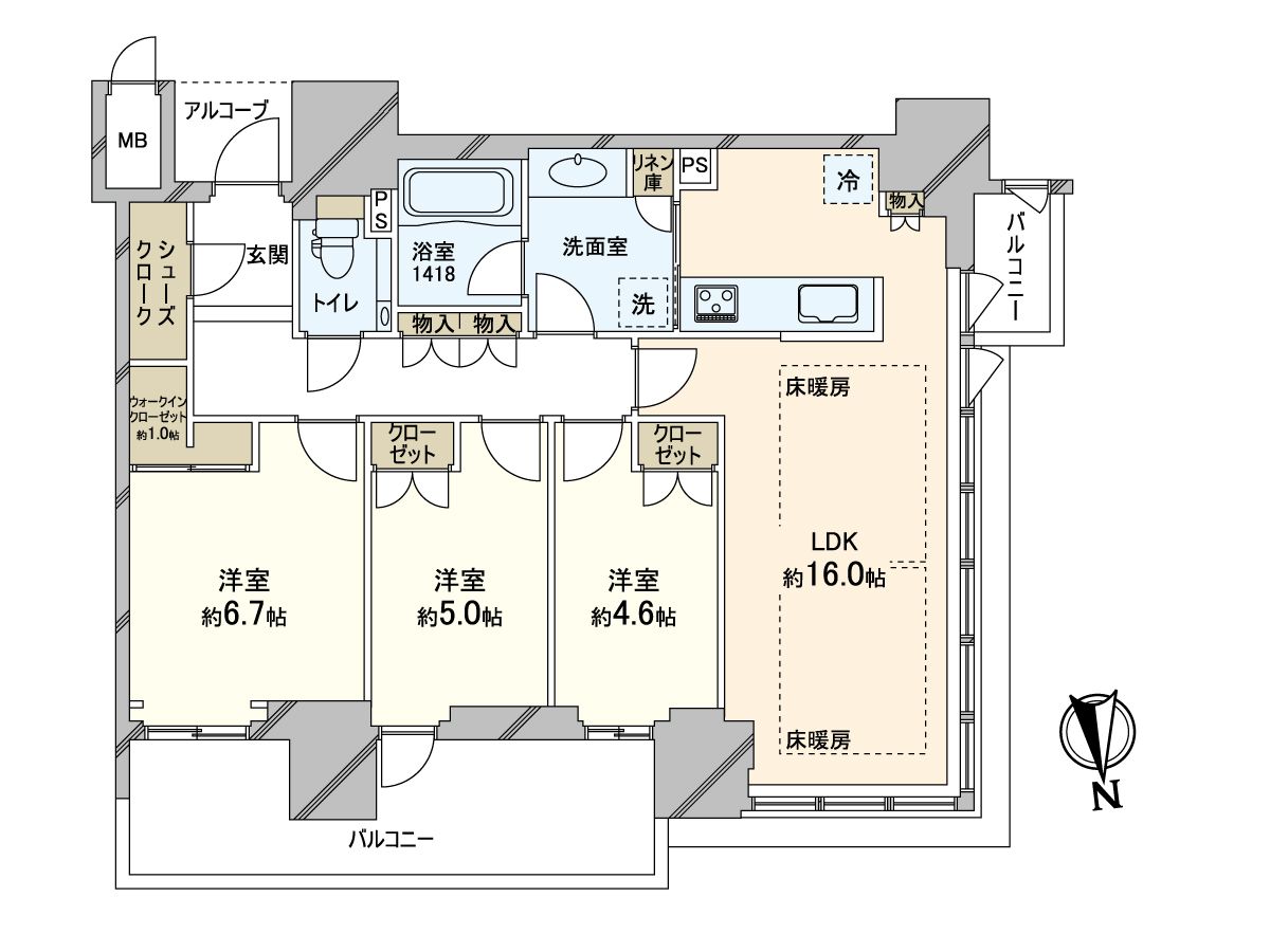 間取図(平面図)