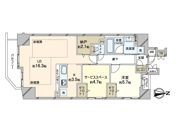 間取図(平面図)