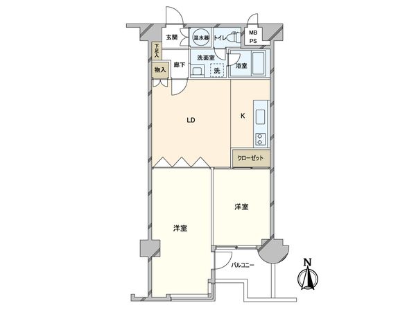ネオハイツ内本町 間取図(平面図) ネオハイツ内本町 間取図(平面図)