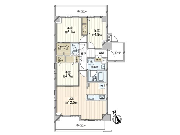 グランドハイツ大阪城公園 間取図(平面図) グランドハイツ大阪城公園 間取図(平面図)