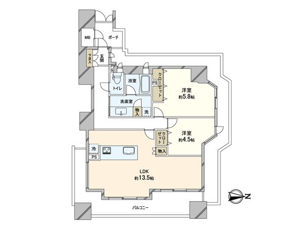 ソシオタワー南船場 間取図(平面図) ソシオタワー南船場 間取図(平面図)