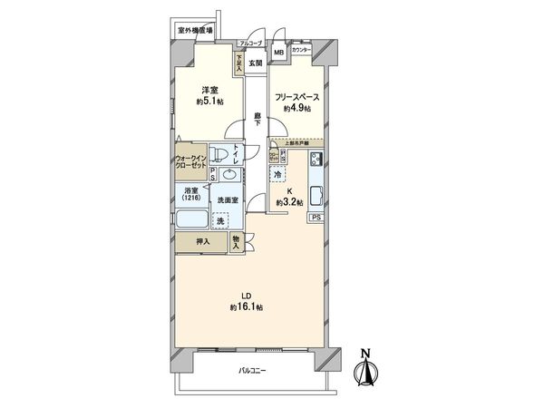 シャルマンフジ・リッツ心斎橋西 間取図(平面図) シャルマンフジ・リッツ心斎橋西 間取図(平面図)