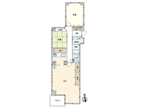 都住創コープ内平野 間取図(平面図) 都住創コープ内平野 間取図(平面図)