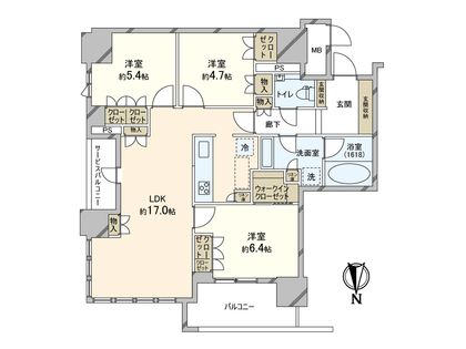 間取図(平面図)