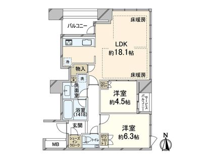 間取図(平面図)