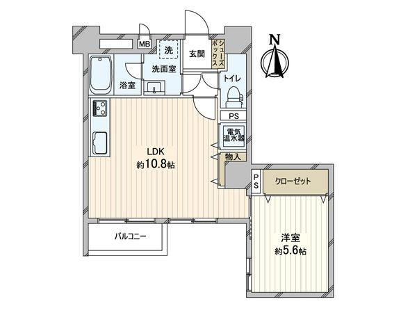 ストークマンション内本町 間取図(平面図)