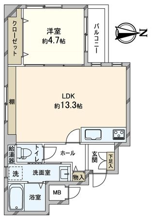 谷六コープ 間取図(平面図) 間取図(平面図)