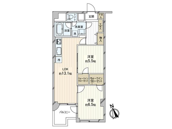 ネオハイツ内本町 間取図(平面図)