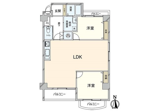 藤和新町コープ 間取図(平面図) 藤和新町コープ 間取図(平面図)