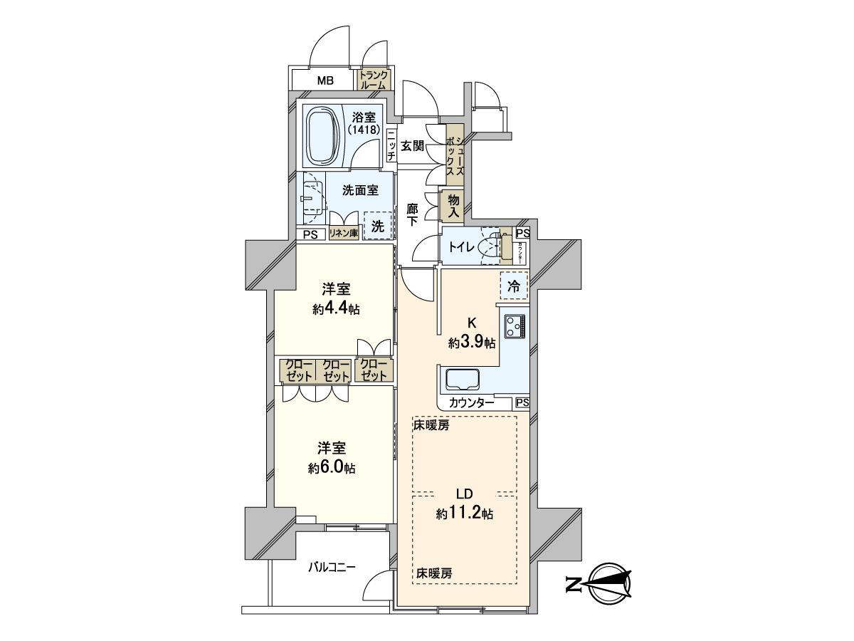 間取図(平面図)