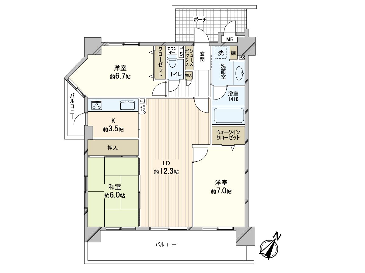 間取図(平面図)