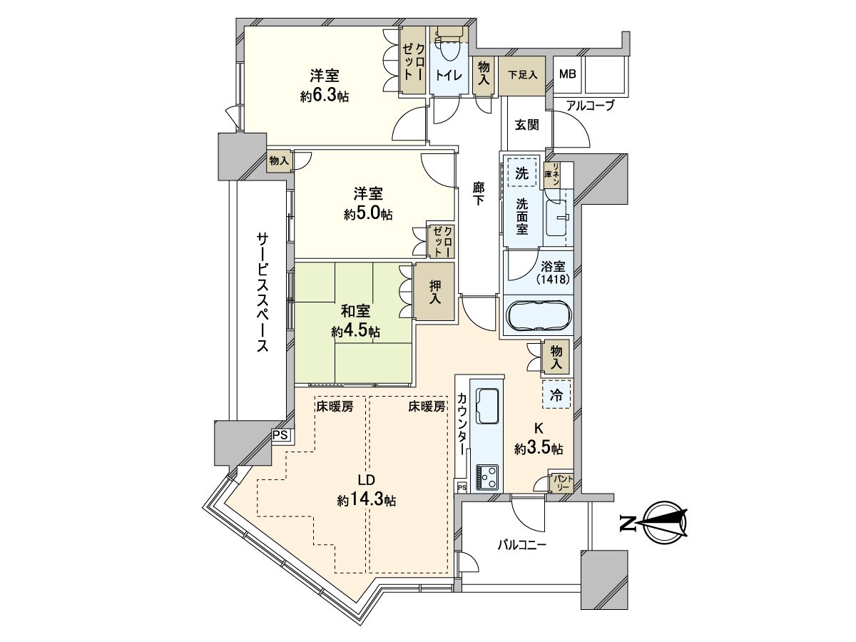 間取図(平面図)