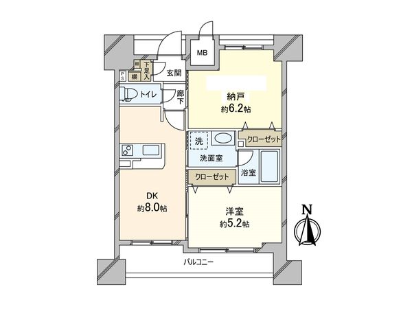 エステムプラザ本町クロス 間取図(平面図) エステムプラザ本町クロス 間取図(平面図)