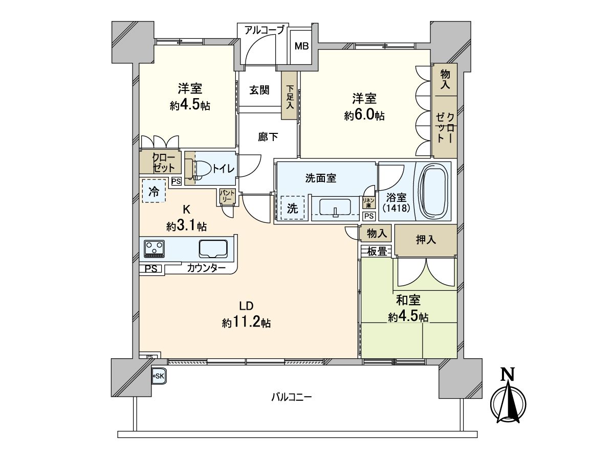 間取図(平面図)