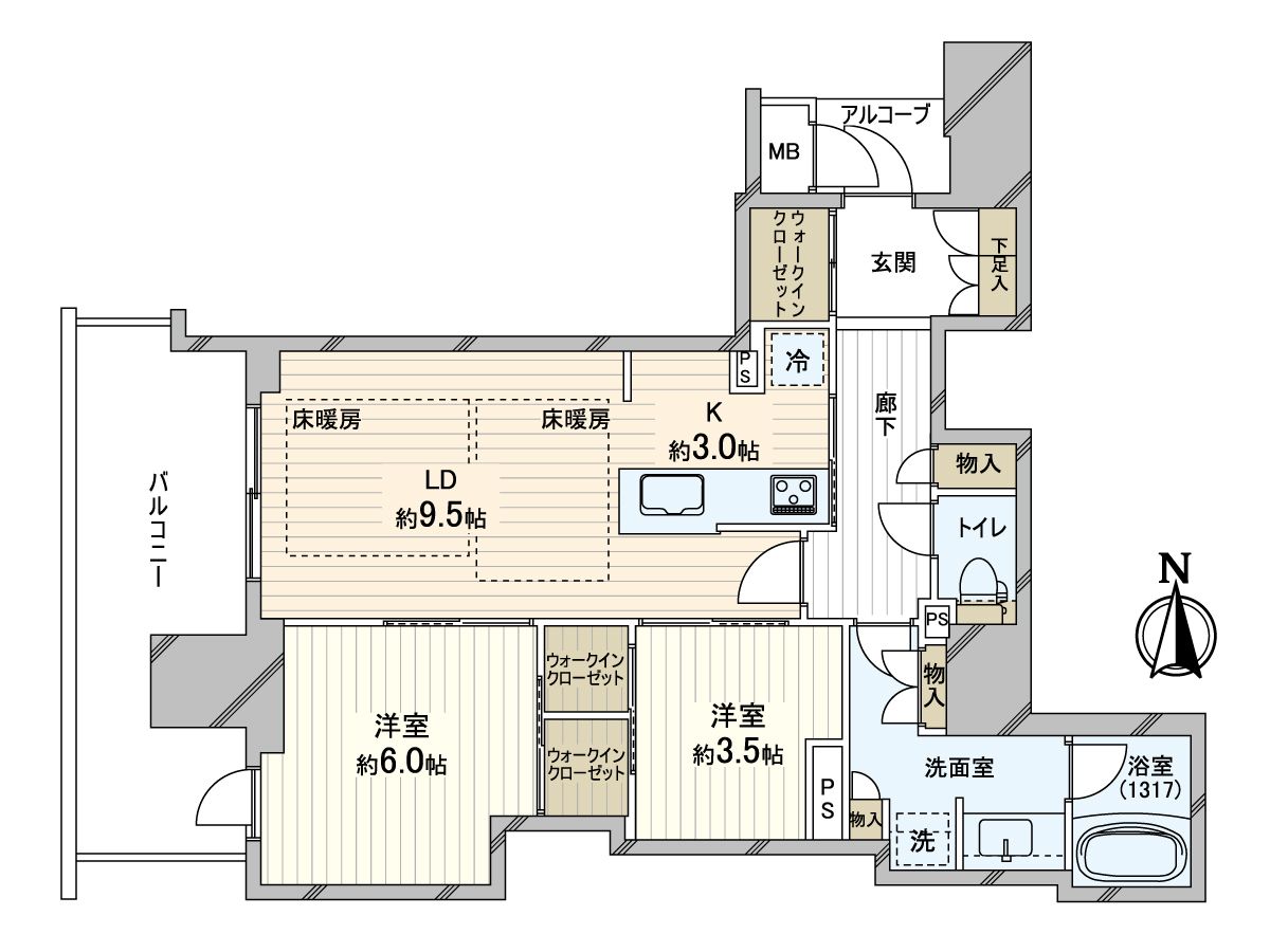 間取図(平面図)