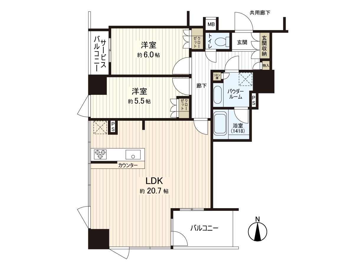 間取図(平面図)
