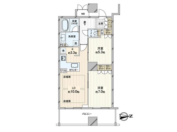 間取図(平面図)
