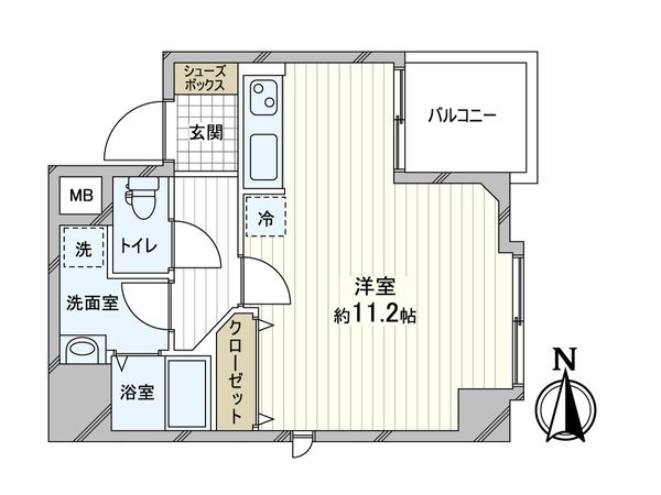 グランドシーズ天満橋 間取図(平面図) グランドシーズ天満橋 間取図(平面図)