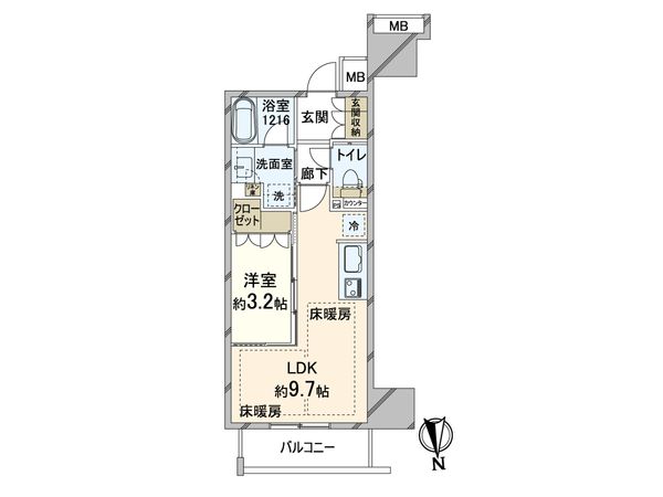 イニシア大手前 間取図(平面図) イニシア大手前 間取図(平面図)