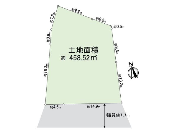 千里山西5丁目 土地 区画図 千里山西5丁目 土地 区画図