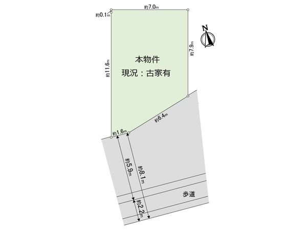 南金田一丁目 土地 区画図 南金田一丁目 土地 区画図