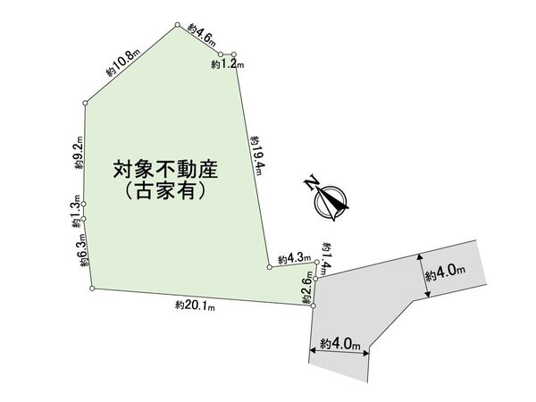 千里山月が丘 土地 区画図