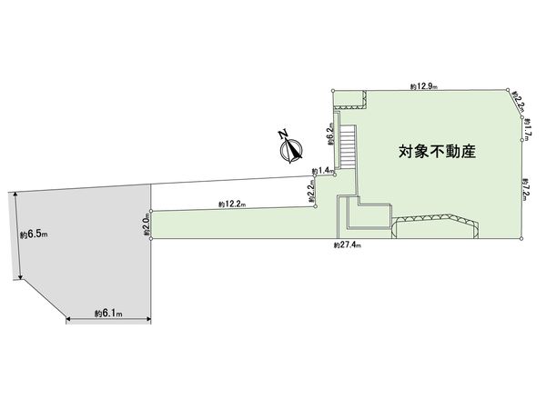 豊中市西緑丘二丁目 土地 区画図 豊中市西緑丘二丁目 土地 区画図