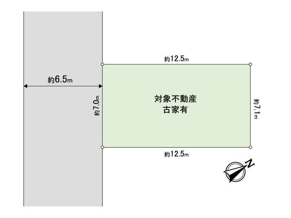吹田市山手町四丁目 土地 区画図 区画図