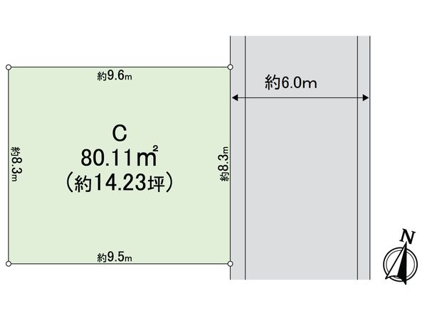 五月が丘南 C号棟 区画図 五月が丘南 C号棟 区画図