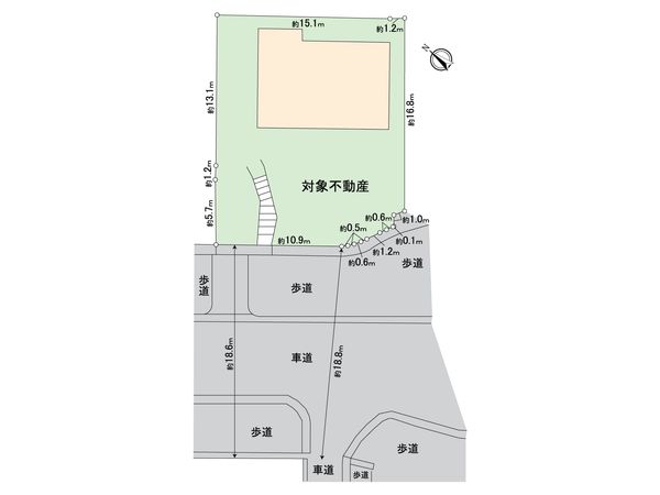 高野台3丁目 土地 区画図 高野台3丁目 土地 区画図